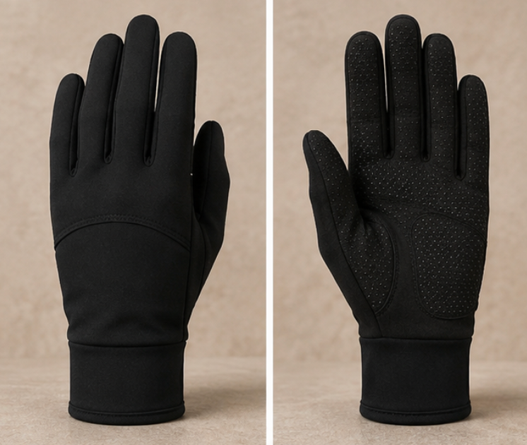 Black Riding Gloves